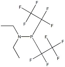 DIETHYLAMINO-BIS(PENTAFLUOROETHYL)PHOSPHINE Struktur