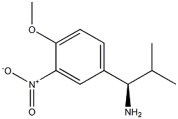 (1R)-1-(4-METHOXY-3-NITROPHENYL)-2-METHYLPROPYLAMINE Struktur