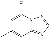 5-CHLORO-7-METHYL[1,2,4]TRIAZOLO[1,5-A]PYRIDINE Struktur