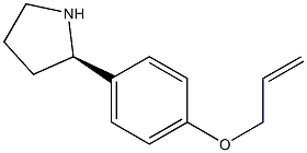 1-((2R)PYRROLIDIN-2-YL)-4-PROP-2-ENYLOXYBENZENE Struktur