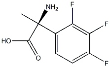 (2S)-2-AMINO-2-(2,3,4-TRIFLUOROPHENYL)PROPANOIC ACID Struktur