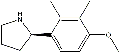 1-((2R)PYRROLIDIN-2-YL)-4-METHOXY-2,3-DIMETHYLBENZENE Struktur