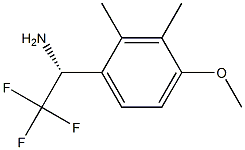 (1R)-2,2,2-TRIFLUORO-1-(4-METHOXY-2,3-DIMETHYLPHENYL)ETHYLAMINE Struktur