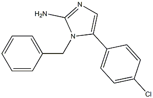 1-BENZYL-5-(4-CHLORO-PHENYL)-1H-IMIDAZOL-2-YLAMINE Struktur