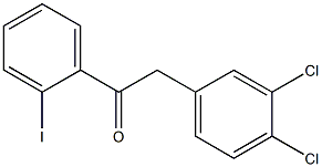 2-(3,4-DICHLOROPHENYL)-2'-IODOACETOPHENONE Struktur