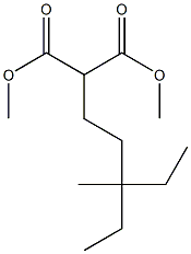 DIMETHYL 2-(3',3'-DIETHYLBUTYL)MALONATE Struktur