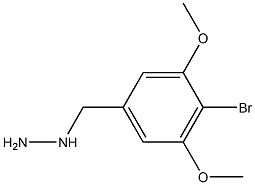 (4-BROMO-3,5-DIMETHOXY-BENZYL)-HYDRAZINE Struktur