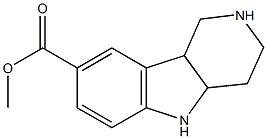 1,3,4,4A,5,9B-HEXAHYDRO-PYRIDO[4,3-B]INDOLE-8-CARBOXYLIC ACID METHYL ESTER Struktur