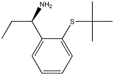 (1R)-1-[2-(TERT-BUTYLTHIO)PHENYL]PROPYLAMINE Struktur