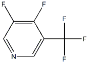 3,4-DIFLUORO-5-(TRIFLUOROMETHYL)PYRIDINE Struktur