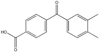 4-(3,4-DIMETHYLBENZOYL)BENZOIC ACID Struktur