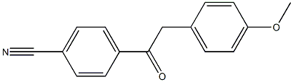 4'-CYANO-2-(4-METHOXYPHENYL)ACETOPHENONE Struktur