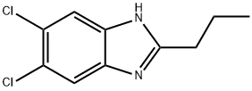 5,6-DICHLORO-2-PROPYL-1H-1,3-BENZIMIDAZOLE Struktur