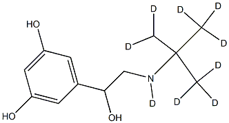 TERBUTALINE-D9 Struktur