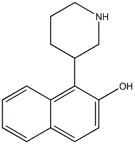 1-PIPERIDIN-3-YL-NAPHTHALEN-2-OL Struktur