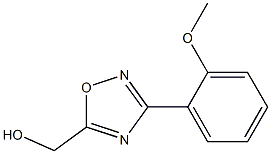 [3-(2-METHOXYPHENYL)-1,2,4-OXADIAZOL-5-YL]METHANOL Struktur