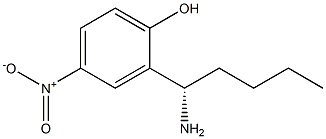 2-((1S)-1-AMINOPENTYL)-4-NITROPHENOL Struktur