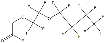 PERFLUOROBUTOXYETHOXYACETYL FLUORIDE Struktur