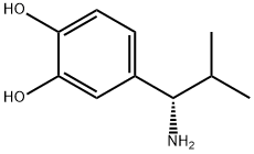 4-((1S)-1-AMINO-2-METHYLPROPYL)BENZENE-1,2-DIOL Struktur