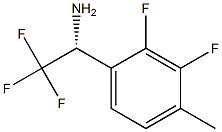 (1R)-1-(2,3-DIFLUORO-4-METHYLPHENYL)-2,2,2-TRIFLUOROETHYLAMINE Struktur