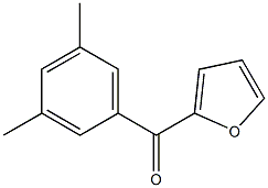 2-(3,5-DIMETHYLBENZOYL)FURAN Struktur