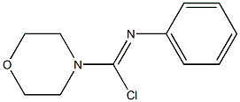 N-PHENYLMORPHOLINE-4-CARBOXIMIDOYL CHLORIDE Struktur