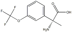 (2R)-2-AMINO-2-[3-(TRIFLUOROMETHOXY)PHENYL]PROPANOIC ACID Struktur