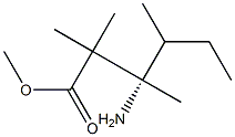 METHYL (3S)-3-AMINO-2,2,3,4-TETRAMETHYLHEXANOATE Struktur