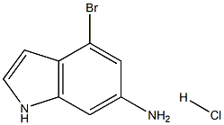 4-BROMO-6-AMINO INDOLE HYDROCHLORIDE Struktur