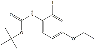 N-BOC-4-ETHOXY-2-IODOPHENYLAMINE Struktur