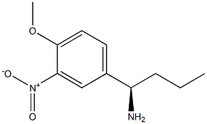 (1R)-1-(4-METHOXY-3-NITROPHENYL)BUTYLAMINE Struktur