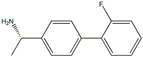 (1S)-1-[4-(2-FLUOROPHENYL)PHENYL]ETHYLAMINE Struktur