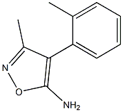 3-METHYL-4-O-TOLYLISOXAZOL-5-AMINE Structure