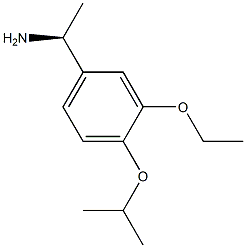 (1S)-1-[3-ETHOXY-4-(METHYLETHOXY)PHENYL]ETHYLAMINE Struktur