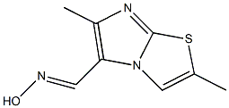 2,6-DIMETHYLIMIDAZO[2,1-B][1,3]THIAZOLE-5-CARBALDEHYDE OXIME Struktur