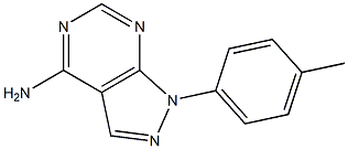 1-P-TOLYL-1H-PYRAZOLO[3,4-D]PYRIMIDIN-4-AMINE Struktur