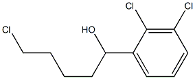 5-CHLORO-1-(2,3-DICHLOROPHENYL)-1-PENTANOL Struktur