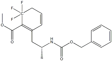 METHYL N-[(BENZYLOXY)CARBONYL]-3,3,3-TRIFLUORO-2-PHENYLALANINATE Struktur