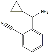 2-((1S)AMINOCYCLOPROPYLMETHYL)BENZENECARBONITRILE Struktur