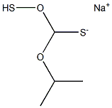 SODIUM ISOPROPOXY(THIOXO)METHANETHIOLATE Struktur