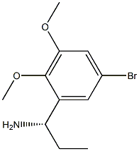 (1S)-1-(5-BROMO-2,3-DIMETHOXYPHENYL)PROPYLAMINE Struktur