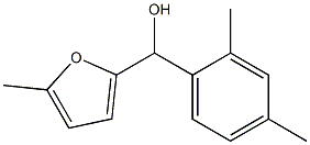 2,4-DIMETHYLPHENYL-(5-METHYL-2-FURYL)METHANOL Struktur