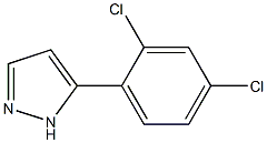 5-(2,4-DICHLOROPHENYL)-1H-PYRAZOLE Struktur