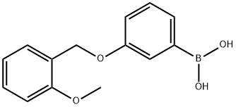 3-(2'-METHOXYBENZYLOXY)PHENYLBORONIC ACID Struktur