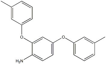 2,4-DI(M-METHYL)PHENOXY ANILINE Struktur