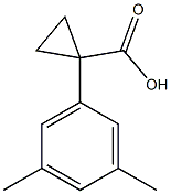 1-(3,5-DIMETHYLPHENYL)CYCLOPROPANECARBOXYLIC ACID Struktur