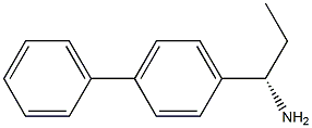 (1S)-1-(4-PHENYLPHENYL)PROPYLAMINE Struktur