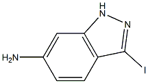 6-AMINO-3-IODO (1H)INDAZOLE Struktur