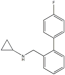 (1R)CYCLOPROPYL[2-(4-FLUOROPHENYL)PHENYL]METHYLAMINE Struktur