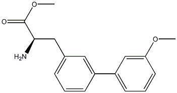 METHYL (2R)-2-AMINO-3-[3-(3-METHOXYPHENYL)PHENYL]PROPANOATE Struktur